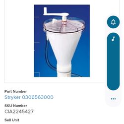Stryker 0306-563-000- ADV Cement Mixing Kit W/ 206-512 BRE,Each