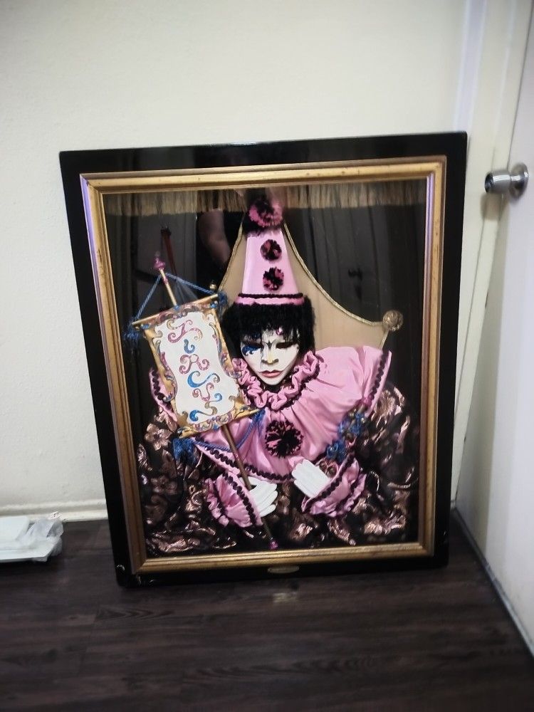 Vintage Clown Frame Lirkus-time