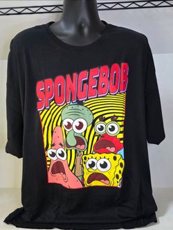 Nickelodeon SpongeBob Characters Graphic Tee Mens 3XL