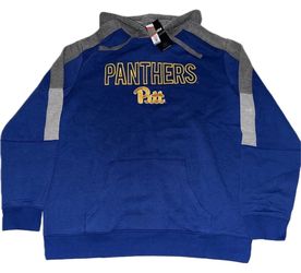 Pittsburgh Panthers Activating Blue Pullover Hoodie Sweatshirt Mens 2XL New