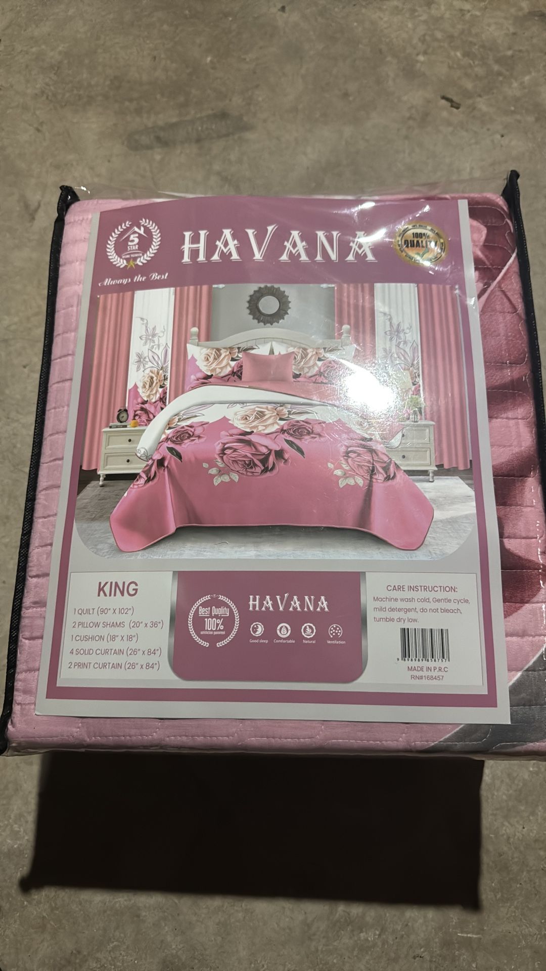 7 Pcs Havana King Size Comforted