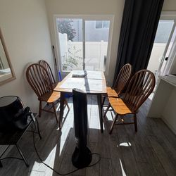 4 solid wood chairs for sale chairs only