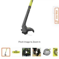 Ryobi Dc 18 Volt OPP Line Trimmer Weed Walker