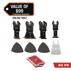 Milwaukee Oscillating Multi-Tool Blade Kit (20-Piece)