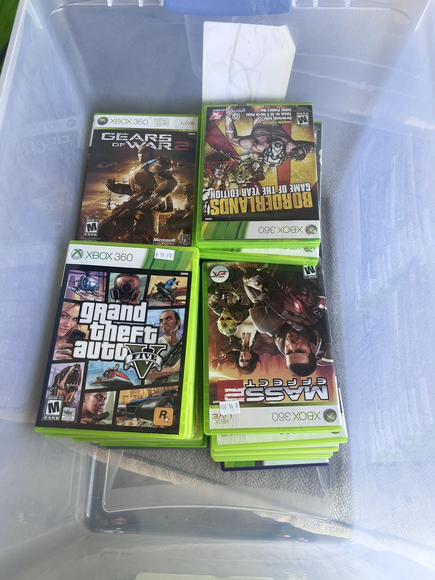 50 Xbox 360 Games Bundle COMPLETED Good Condition