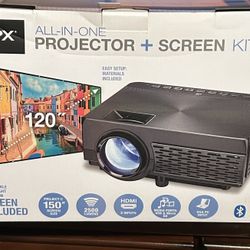 Projector With Screen