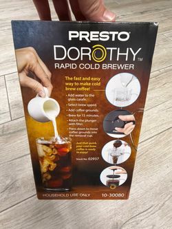 NEW Presto Dorothy Rapid Cold Brewer – Cold Brew in 15 Minutes