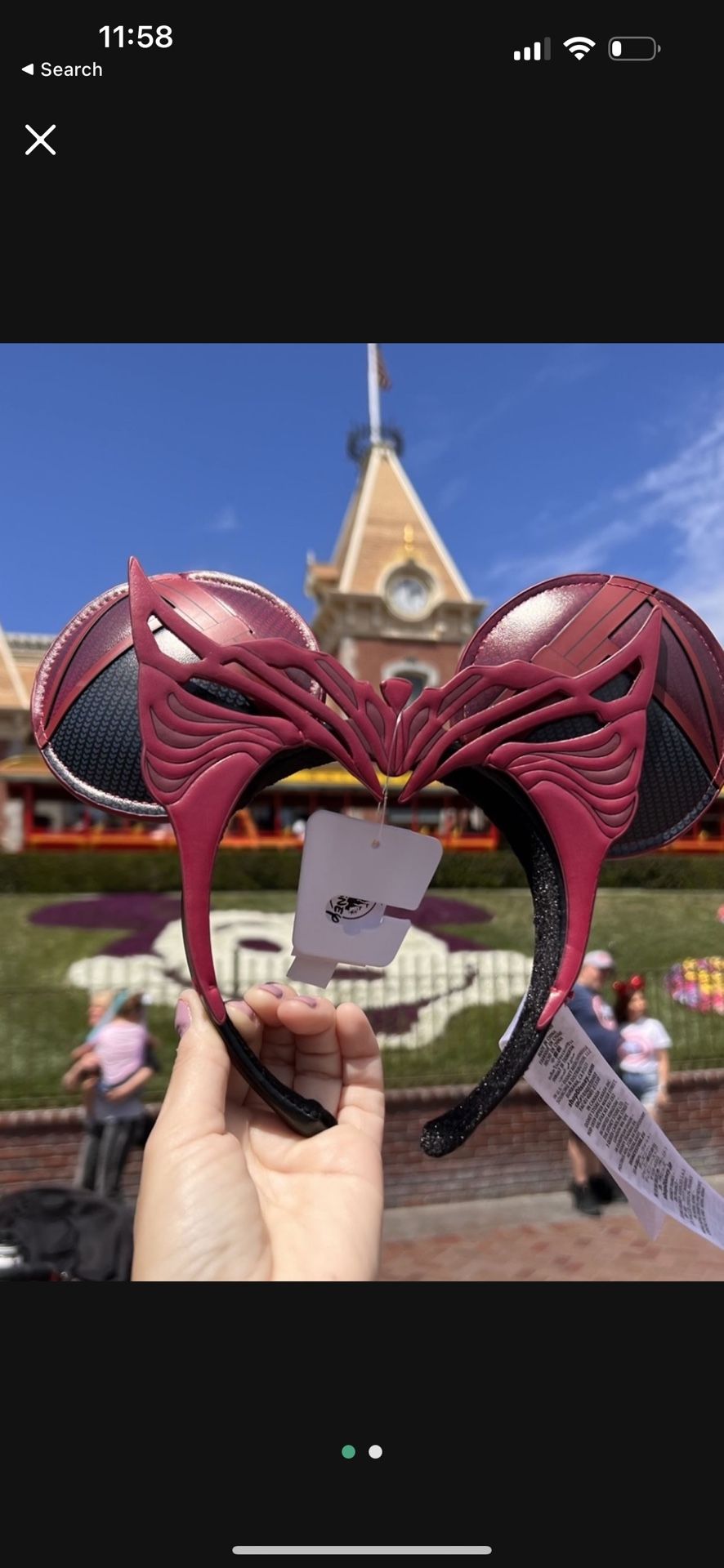 Scarlet Witch Wanda Ears - Disney Mickey Ears