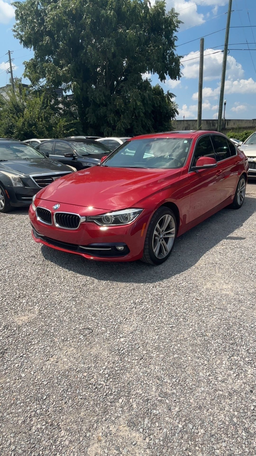 Red BMW