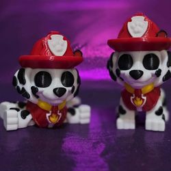3D Printed Articulated Paw Patrol Marshall