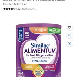5 Cans Of Similac Alimentum 