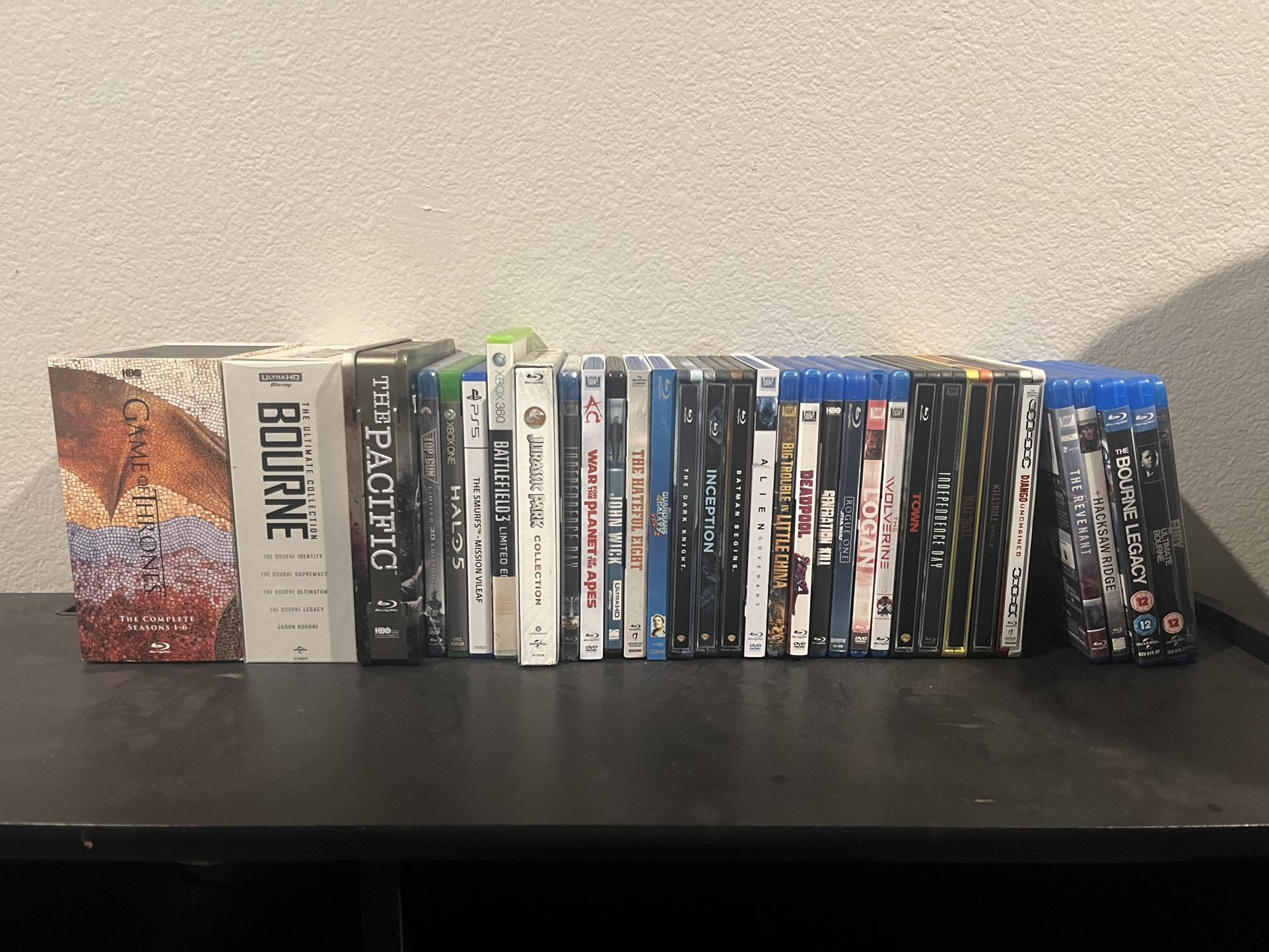 Miscellaneous Blue Ray And Games Collection (Selling All Together)
