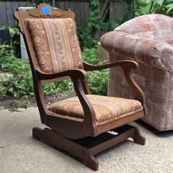 Antique Wood Rocking Chair