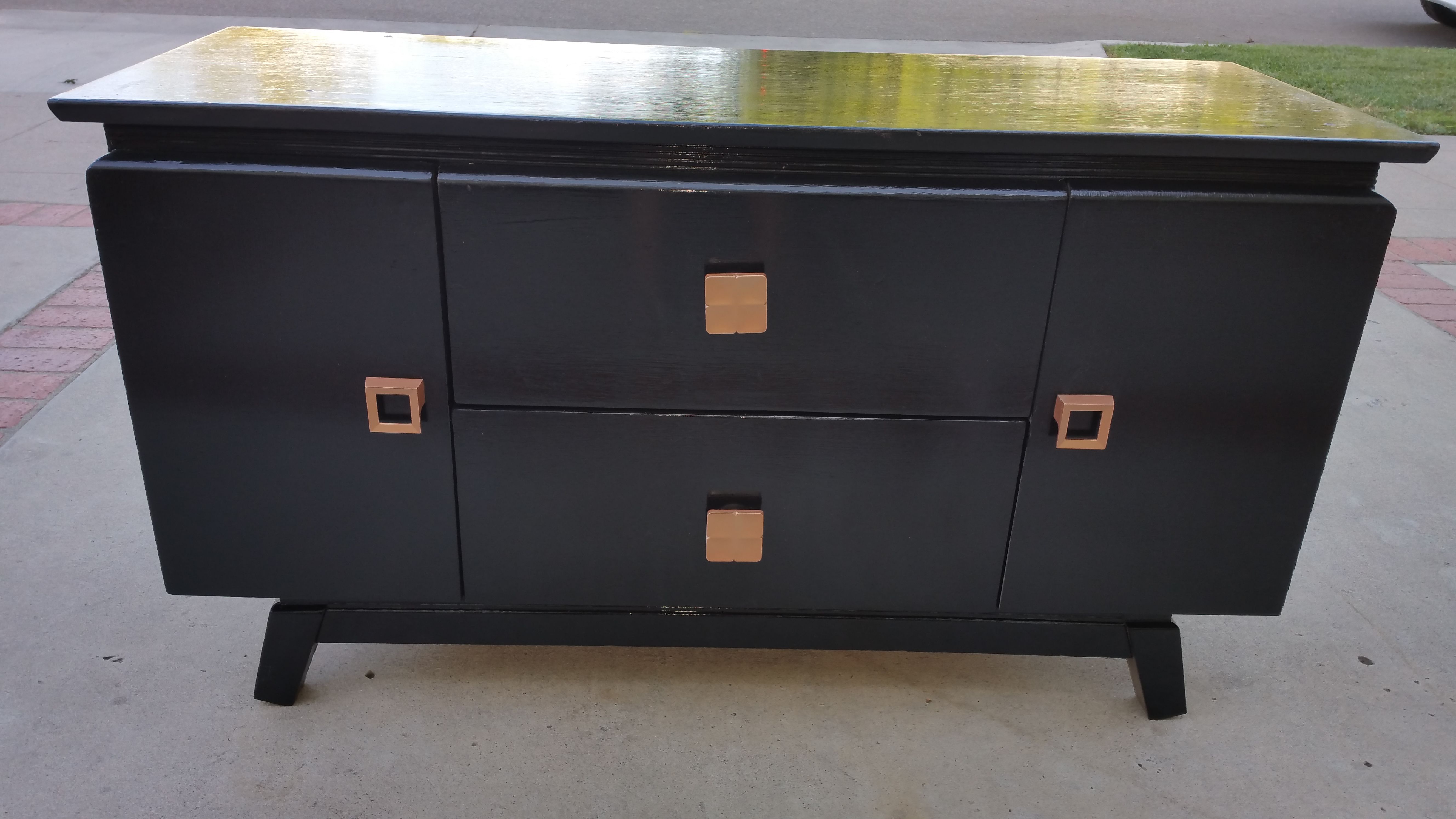 Black Console Cabinet