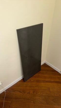 Custom Daek Gray Quartz Desk/Countertop Slab – 24” x 53”