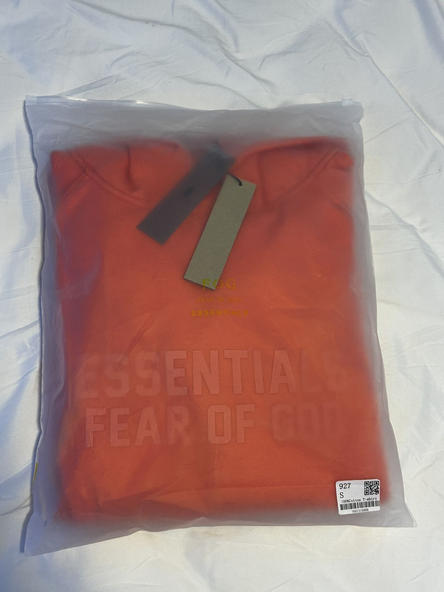 Fear of God Essentials Hoodie 'Coral'