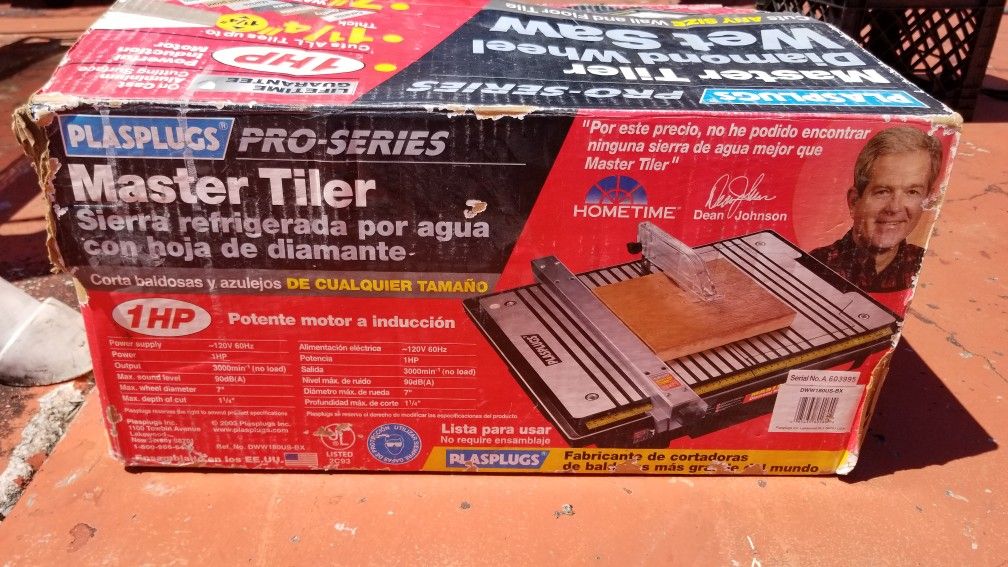 7 Inch Wet Saw 1 HP Tile