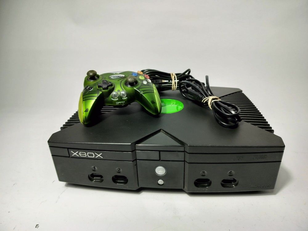 Original Xbox Microsoft Console With Controller Tested Working