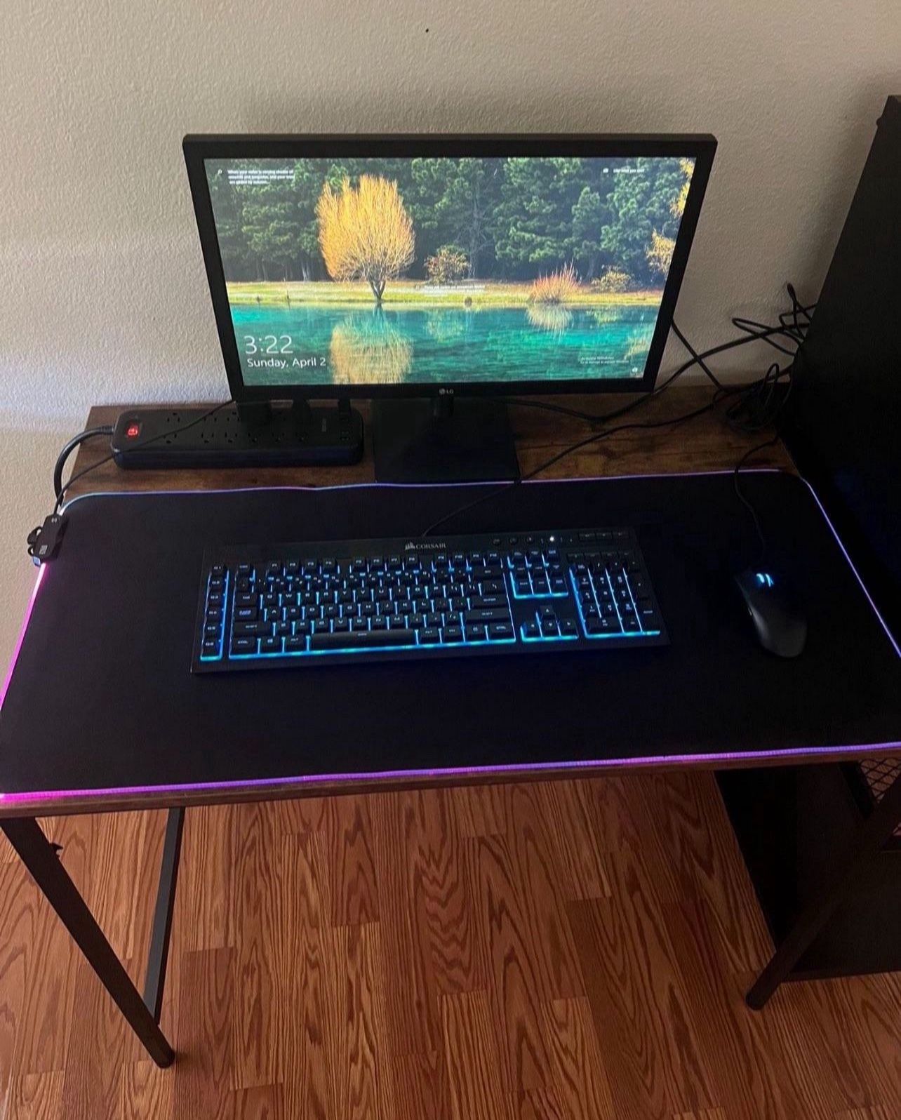 Gaming PC and Monitor