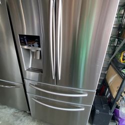 Great Samsung Refrigerator French Door With Ice Maker And Water Dispenser 