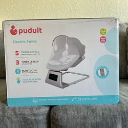Pudult Electronic Baby Swing