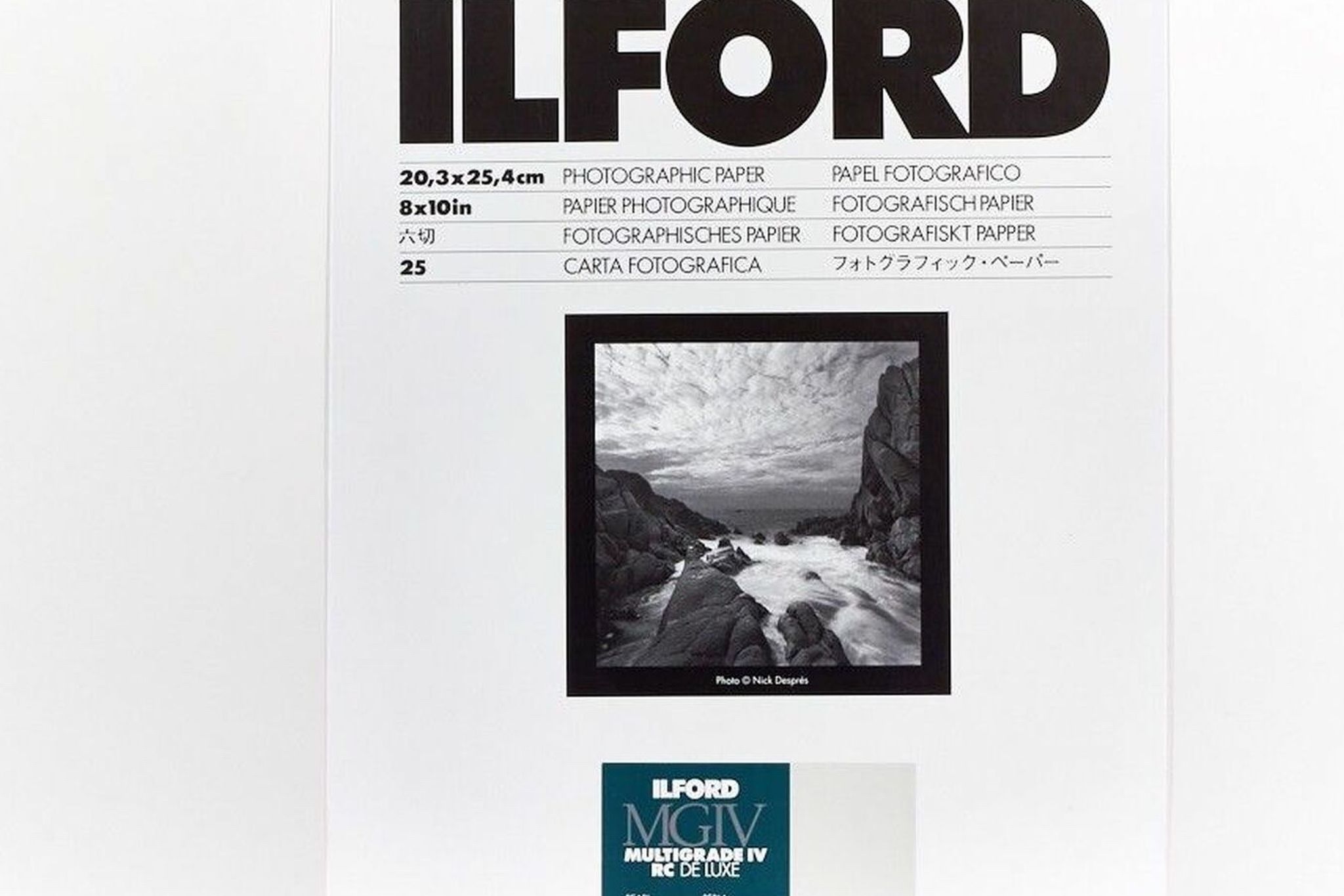 Ilford MGIV Multigrade IV RC Deluxe Pearl Photo Paper 8 x 10  25 sheets 