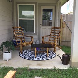 Patio Chairs with Coffee table