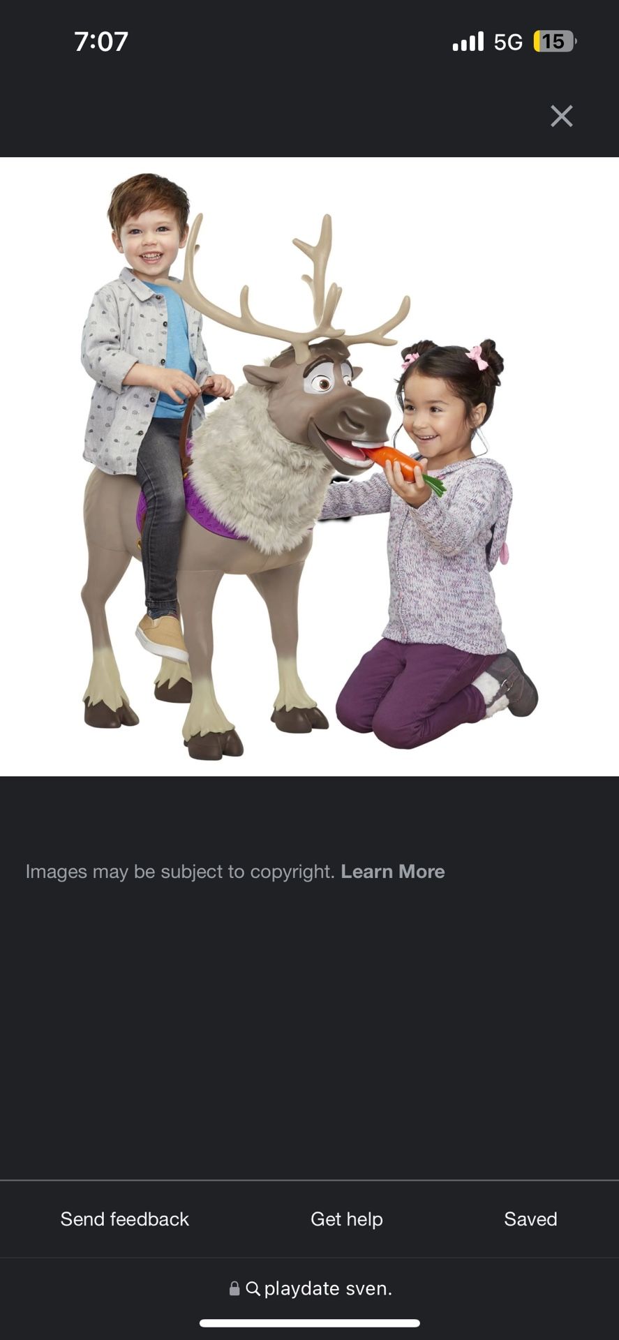 full size sven toy