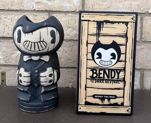 Bendy And The Ink Machine Bendy Tiki Mug By Tiki Farms 7.25” Tall 12fl Oz