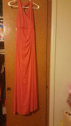 Long bridesmaid dress...