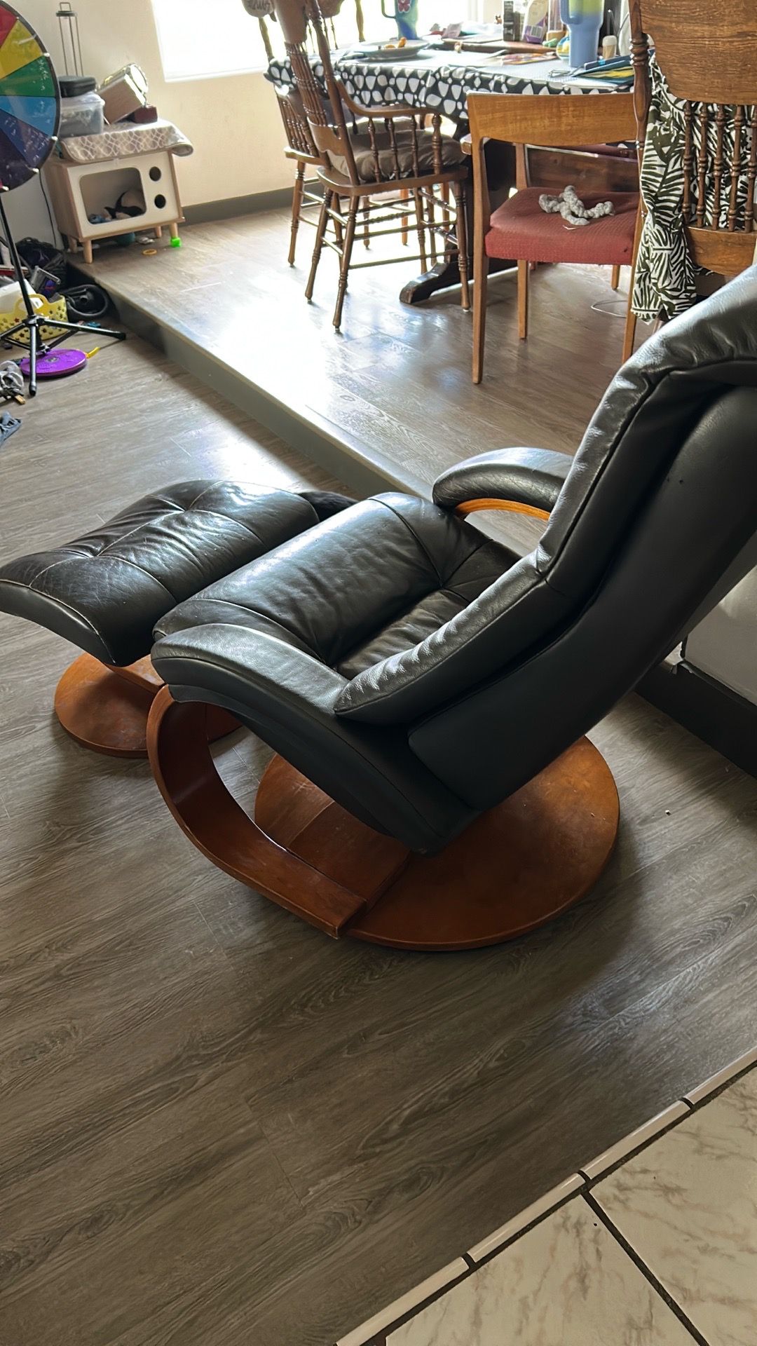 Designer leather chair