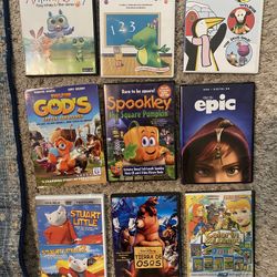 Kid’s Movies & Songs (20) All $30
