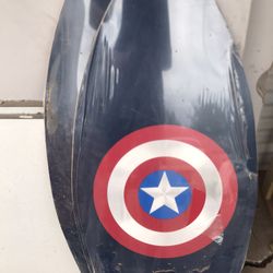 Captain America Wooden Boogie Boards