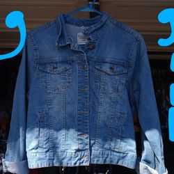Girls Large Jean Jacket