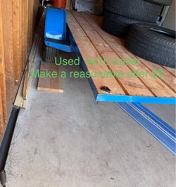 Used 6x10 ez load single axle trailer /new wooden deck /new wiring/new led lights good tires over 80% tread make a reasonable offer $$