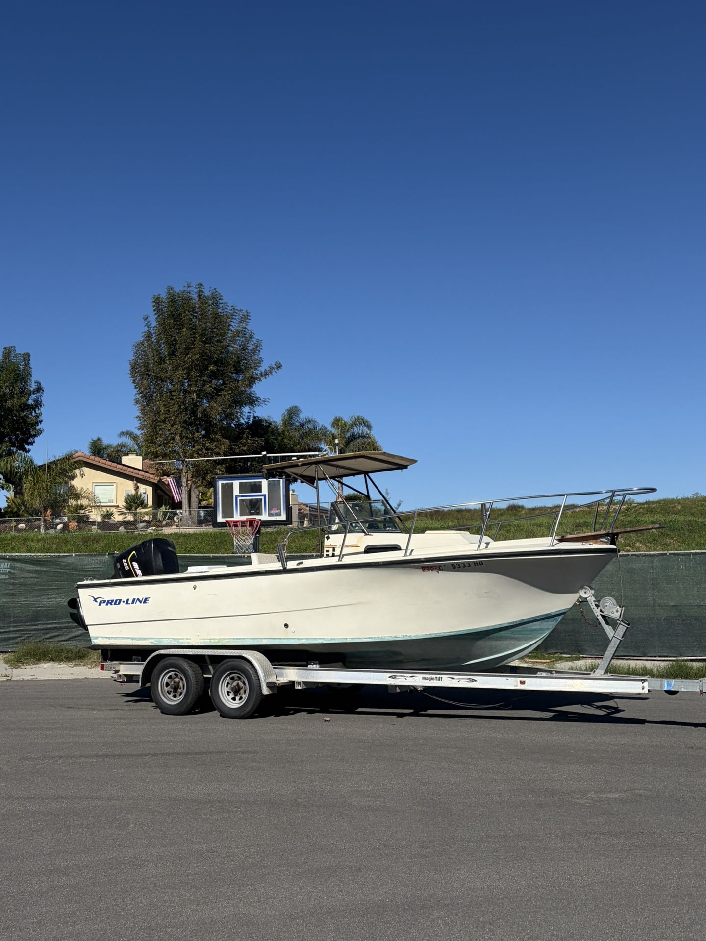 1985 Proline 21 walk-around