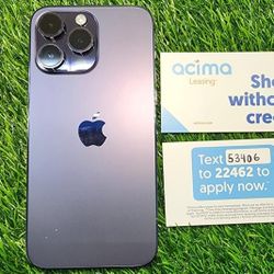 Iphone 14 Pro Max 128gb  Unlocked, FREE Smartwach/ Headphones. Pay $1 Today Rest in payments. NO CREDIT NEEDED FINANCING