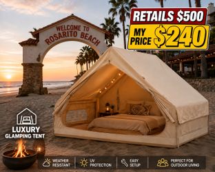 Brand new high-end glamping inflatable tent retails 500