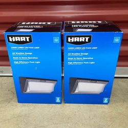 (2 pack) HART LED Direct Wire Wall Pack, 10,000 Lumens

