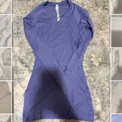 Lavender Lululemon Long Sleeve Swiftly /Hip Length 