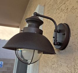 * Back porch patio coach  backyard side light fixture