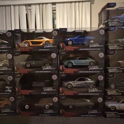 Jada 17 Cars All Fast And Furious All For $350 Sold As Lot 1:32 
