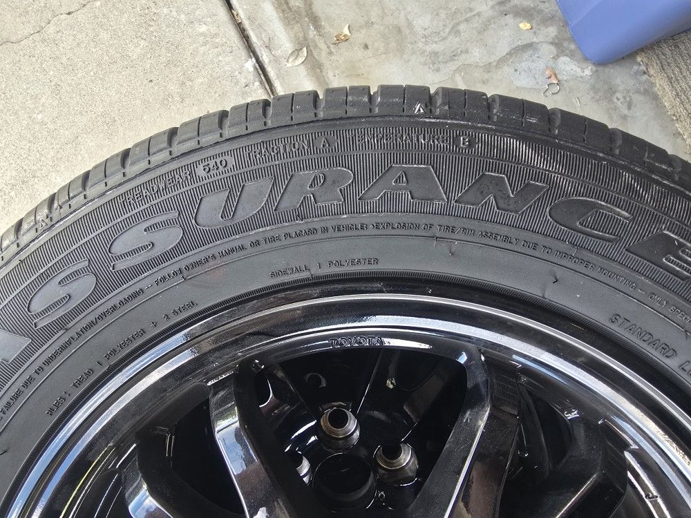 Goodyear Tires 195/65R15 And Rims. X4 for Sale in Hacienda Heights, CA ...