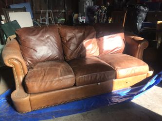 Leather couch, too large for my new house, Great quality, expensive leather couch