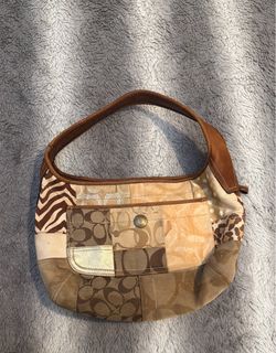 Vintage Coach Patchwork Handbag