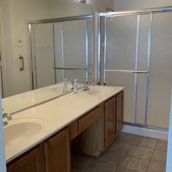 FREE - 90” Double Sink Bath Vanity!