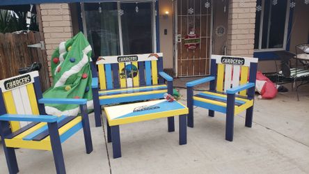 Wooden Patio Set