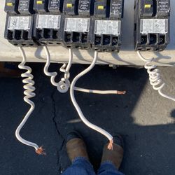 Gfci 50 and. 30. 2 Pole Breakers 