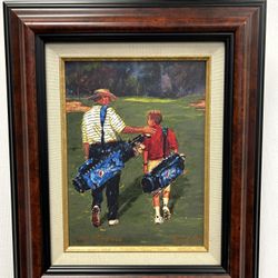 Scott Meldlock Pepsi Golf Painting 