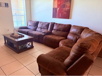 Large Power Reclining Sectional Sofa